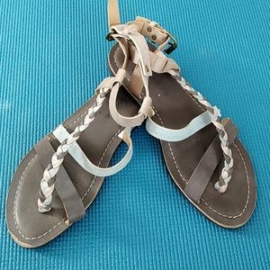 Braided Pastel Sandals